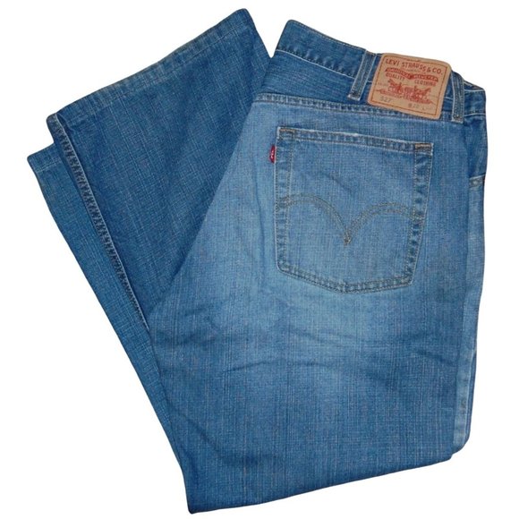 Levi's Other - Levi's 527 Men's Low Boot Cut Denim Blue Jeans 38x28 Medium Wash Made in Mexico